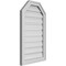 Ekena Millwork Octagonal Top Surface Mount PVC Gable Vent w/ 2"W x 1-1/2"P Brickmould Frame, 18"W x 30"H GVPOT18X3002SF - alternate 5